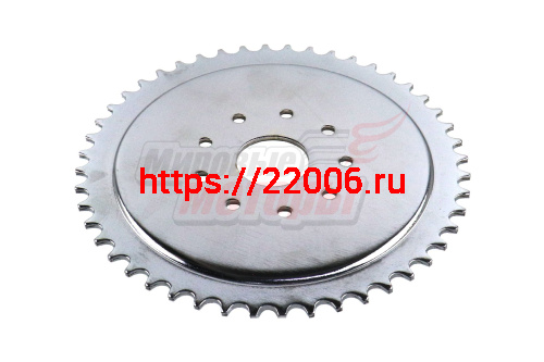 Звезда ведомая 48z F50,F80,NR50,NR80,T100,72(8P) хром